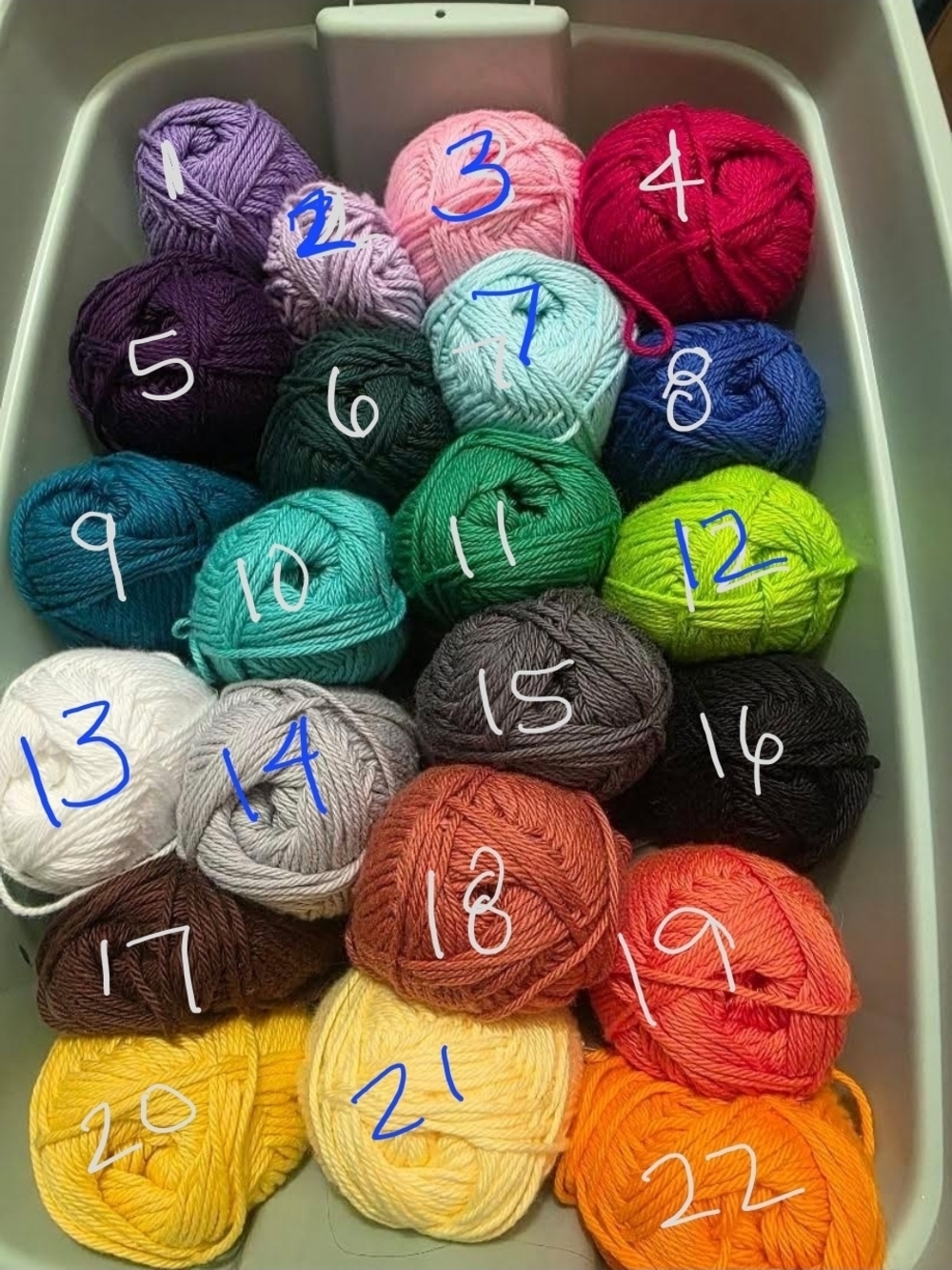 Handmade Crochet Colorful Bandana - Picture 7 of 8